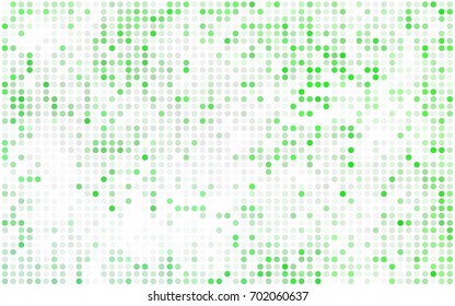 Light BLUE vector abstract pattern with circles. Geometry template for your business design. Background with colored spheres.