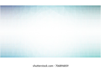 Light BLUE vector abstract pattern with circles. Geometry template for your business design. Background with colored spheres.