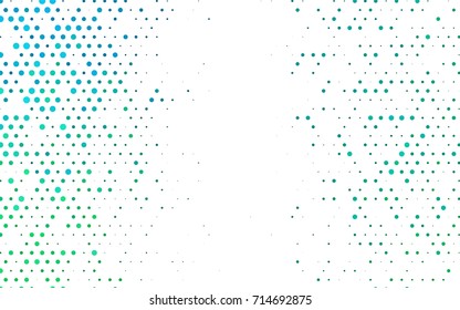 Light BLUE vector abstract pattern with circles. Geometry template for your business design. Background with colored spheres.
