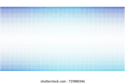 Light BLUE vector abstract pattern with circles. Geometry template for your business design. Background with colored spheres.