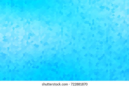 Light BLUE vector abstract pattern with circles. Geometry template for your business design. Background with colored spheres.