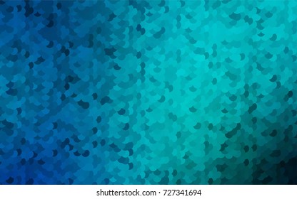 Light BLUE vector abstract pattern with circles. Geometry template for your business design. Background with colored spheres.