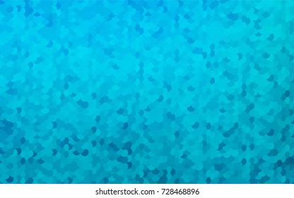 Light BLUE vector abstract pattern with circles. Geometry template for your business design. Background with colored spheres.