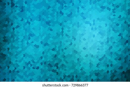 Light BLUE vector abstract pattern with circles. Geometry template for your business design. Background with colored spheres.