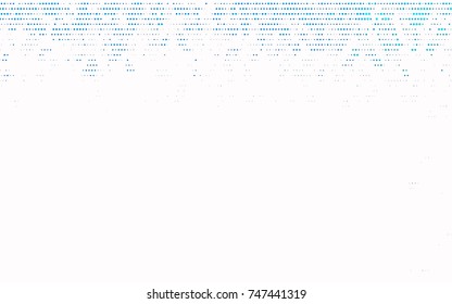 Light BLUE vector abstract pattern with circles. Geometry template for your business design. Background with colored spheres.