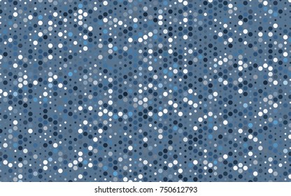 Light BLUE vector abstract pattern with circles. Geometry template for your business design. Background with colored spheres.