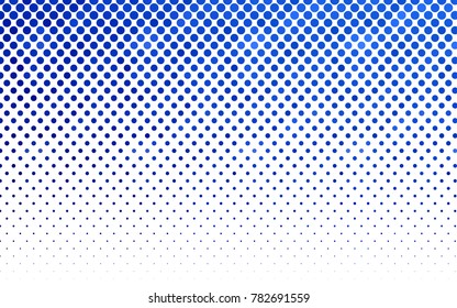 Light BLUE vector abstract pattern with circles. Geometry template for your business design. Background with colored spheres.