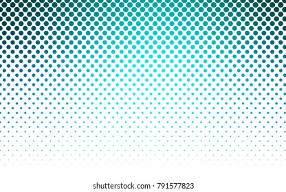 Light BLUE vector abstract pattern with circles. Geometry template for your business design. Background with colored spheres.