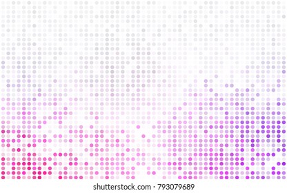 Light BLUE vector abstract pattern with circles. Geometry template for your business design. Background with colored spheres.