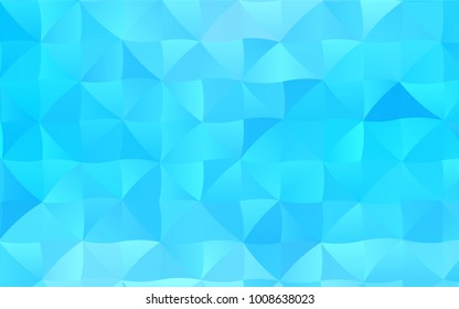 Light BLUE vector abstract polygonal pattern. A vague abstract illustration with gradient. Brand-new design for your business.