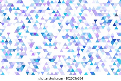 Light BLUE vector abstract polygonal pattern. A vague abstract illustration with gradient. A new texture for your design.