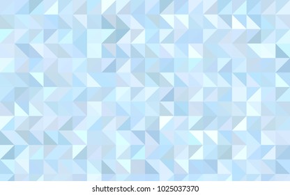Light BLUE vector abstract polygonal template. Geometric illustration in Origami style with gradient.  Triangular pattern for your business design.