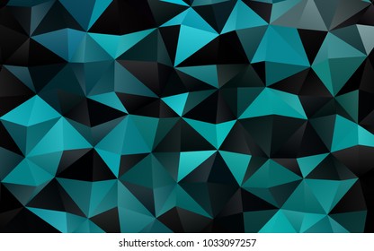 Light BLUE vector abstract polygonal pattern. Modern geometrical abstract illustration with gradient. A completely new template for your business design.
