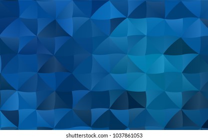 Light BLUE vector abstract polygonal background. Modern geometrical abstract illustration with gradient. A new texture for your design.