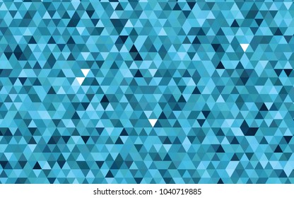 Light BLUE vector abstract polygonal pattern. A completely new color illustration in a vague style. The textured pattern can be used for background.