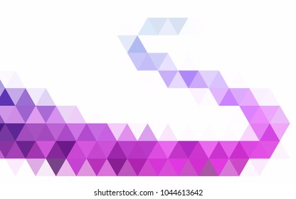 Light BLUE vector abstract polygonal background. Geometric illustration in Origami style with gradient.  Brand-new style for your business design.