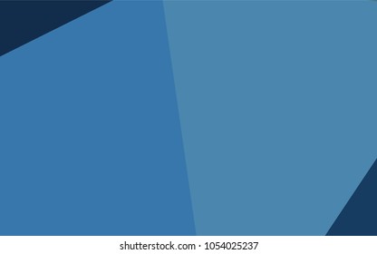 Light BLUE vector abstract polygonal pattern. A sample with polygonal shapes. The polygonal design can be used for your web site.