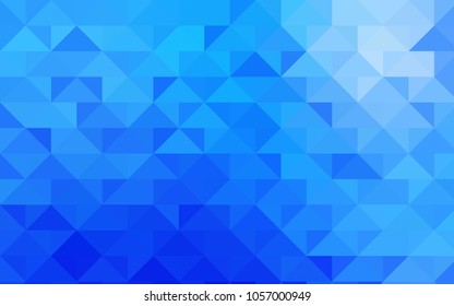 Light BLUE vector abstract polygonal template. Modern geometrical abstract illustration with gradient. Brand-new design for your business.