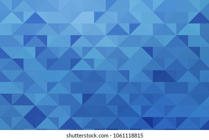 Light BLUE vector abstract polygonal background. Brand-new colored illustration in blurry style with gradient. A new texture for your design.