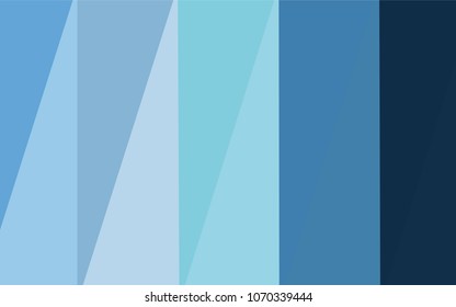 Light BLUE vector abstract polygonal pattern. Colorful illustration in polygonal style with gradient. That new template can be used for your brand book.
