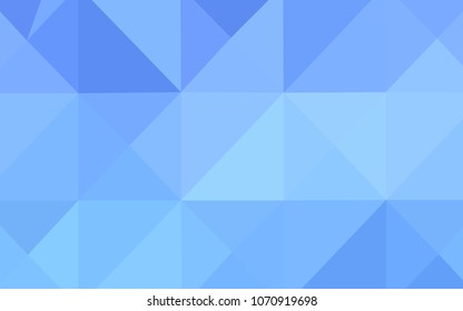 Light BLUE vector abstract polygonal template. Glitter abstract illustration with an elegant design. That new template can be used for your brand book.
