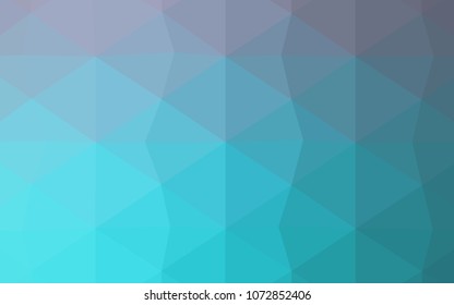 Light BLUE vector abstract polygonal template. Colorful illustration in abstract style with gradient. Brand-new style for your business design.