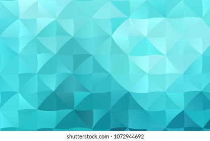 Light BLUE vector abstract polygonal background. Modern geometrical abstract illustration with gradient. A new texture for your design.
