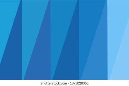 Light BLUE vector abstract polygonal template. Creative geometric illustration in Origami style with gradient. Textured pattern can be used for background.