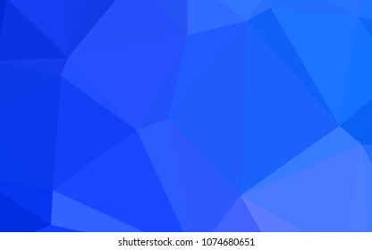 Light BLUE vector abstract polygonal template. Polygonal abstract illustration with gradient. Brand-new design for your business.