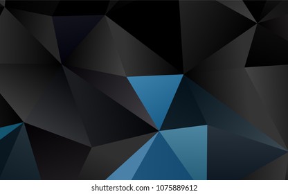 Light BLUE vector abstract polygonal background. Colorful illustration in abstract style with gradient. The template can be used as a background for cell phones.