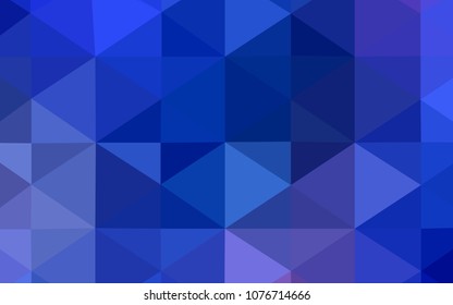 Light BLUE vector abstract polygonal pattern. Triangular geometric sample with gradient.  Brand-new style for your business design.