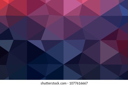 Light BLUE vector abstract polygonal pattern. Modern geometrical abstract illustration with gradient. That pattern can be used as a part of a brand book.