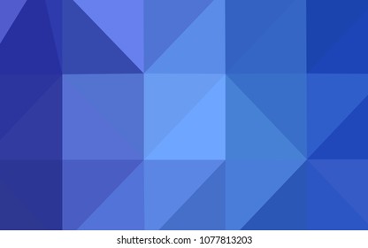 Light BLUE vector abstract polygonal background. Shining colored illustration in a new style. The template for cell phone's backgrounds.