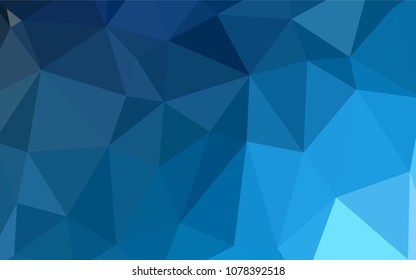 Light BLUE vector abstract polygonal pattern. Modern geometrical abstract illustration with gradient. Brand-new design for your business.