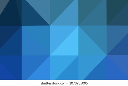 Light BLUE vector abstract polygonal pattern. Creative geometric illustration in Origami style with gradient. Brand-new style for your business design.