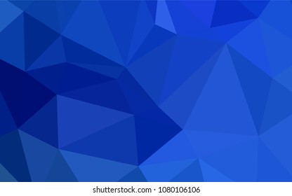 Light BLUE vector abstract polygonal pattern. Shining colored illustration in a new style. A completely new template for your business design.