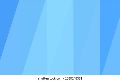 Light BLUE vector abstract polygonal template. Creative illustration in halftone style with gradient. Triangular pattern for your business design.