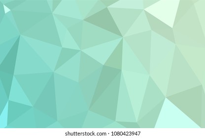 Light BLUE vector abstract polygonal pattern. Creative geometric illustration in Origami style with gradient. That pattern can be used as a part of a brand book.