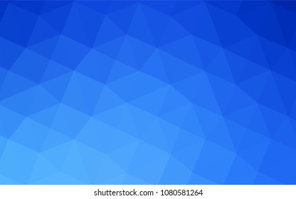 Light BLUE vector abstract polygonal pattern. Colorful illustration in polygonal style with gradient. Brand-new design for your business.