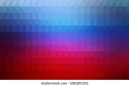 Light BLUE vector abstract polygonal pattern. A vague abstract illustration with gradient. A new texture for your design.