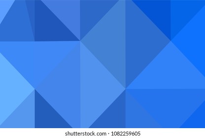 Light BLUE vector abstract polygonal pattern. Modern geometrical abstract illustration with gradient. The polygonal design can be used for your web site.