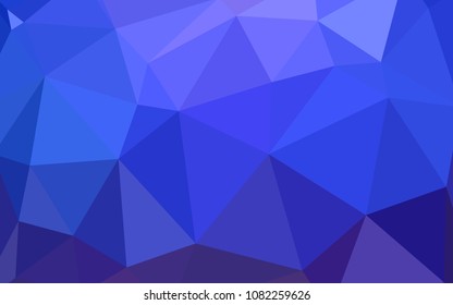 Light BLUE vector abstract polygonal pattern. Polygonal abstract illustration with gradient. Pattern for a brand book's backdrop.