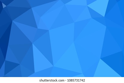 Light BLUE vector abstract polygonal background. Polygonal abstract illustration with gradient. Brand new design for your business.