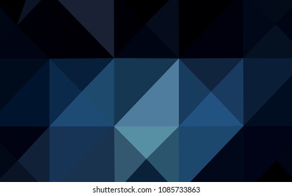 Light BLUE vector abstract polygonal pattern. Polygonal abstract illustration with gradient. Textured pattern can be used for background.