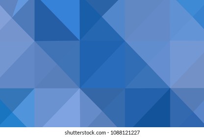 Light BLUE vector abstract polygonal template. Elegant bright polygonal illustration with gradient. Brand-new style for your business design.
