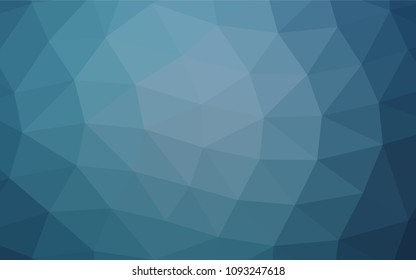 Light BLUE vector abstract polygonal pattern. Brand new colored illustration in blurry style with gradient. The completely new template can be used for your brand book.