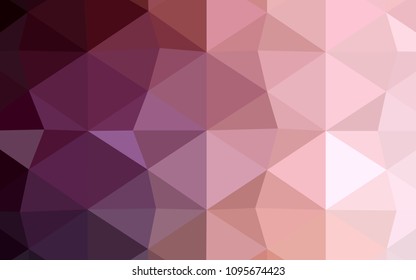 Light BLUE vector abstract polygonal pattern. A completely new color illustration in a  polygonal style. A completely new template for your business design.