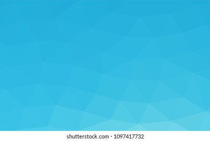 Light BLUE vector abstract polygonal template. A vague abstract illustration with gradient. Brand new style for your business design.