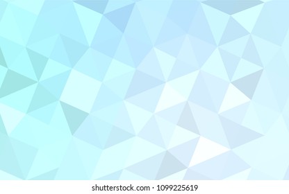 Light BLUE vector abstract polygonal background. Colorful abstract illustration with gradient. Textured pattern can be used for background.