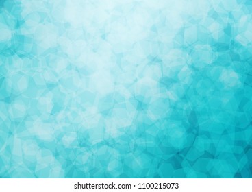 Light BLUE vector abstract polygonal pattern. A completely new color illustration in a vague style. Brand new design for your business.